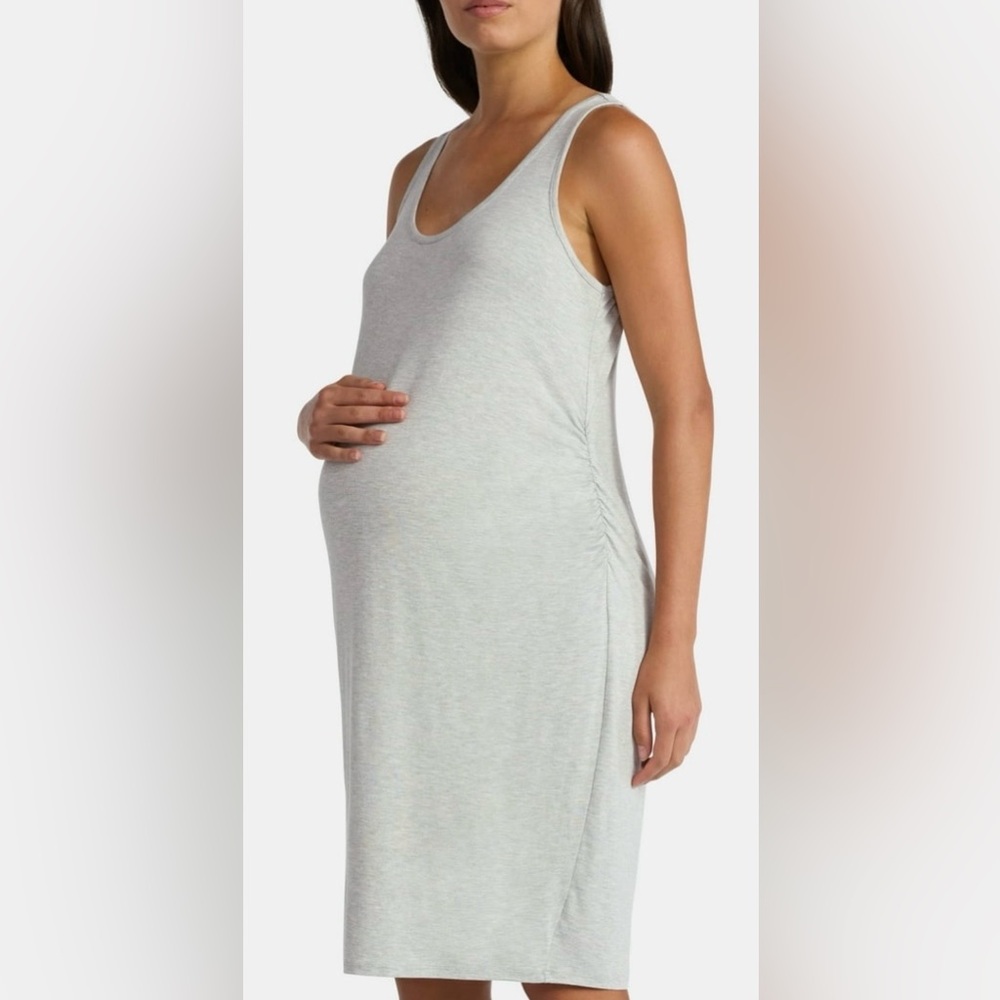 Maternity dress light grey xxl